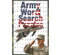 Army Word Search Puzzles: Book for adults, teens, veterans |50+ Word Searches, 6x9 Compact Travel Size| Brain Training, Focus Puzzle Book, Wordsearch