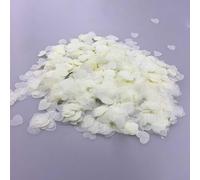 ARMYJY 10000pcs Tissue Paper Biodegradable White Heart Confetti Birthday Party Wedding,off-white
