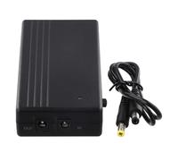 ARMYJY 12V 2A UPS Uninterruptible Power Supply 22.2W Backup Battery for CCTV Camera Router Security System with Overcharge Protection Black
