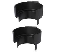 ARMYJY 2-Pack Plastic Pool Plunger Valve Bracket for INTEX, Bestway, Funscil & for coleman - 12 x 10 cm, Black, Sturdy 1-Piece Design