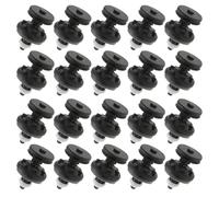 ARMYJY 20Pcs Car Door Trim Panel Clips Push Rivets for Ford Focus MK2 C-Max for kuga 8mm Hole Nylon Fastener Fixing Rivets Black 1257376