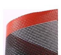 ARMYJY 4 Pack Silicone Baking Mats Non-Stick with Micro-Perforated Design for Even Heat, Reusable Puff Pastry and Macaron Tray Liners, 40x30cm Red