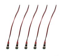 ARMYJY 5Pcs LED Indicator Light Package Signal Dot Lamps for Automotive and Marine Use, Waterproof IP67 Rating, Applications (Green)