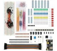 ARMYJY 830 Point Solderless Breadboard Kit with Power Module for jumper Wires Resistors LEDs Compatible with for arduino Starter Projects UK