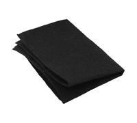 ARMYJY Activated Carbon Filter Cotton for Range Hood and Air Conditioner, 3mm Thick Elimination Pad, Cuttable Fiber Mat for Kitchen Home Black 40x60cm