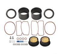 ARMYJY Air Compressor Cylinder Sleeve Kit 1500W Oil-Free Silent Pump Repair Parts Rubber for Piston Ring Seal for DIY Projects Factory Machine Upgrades