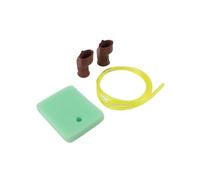 ARMYJY Carburetor Boot and Air Filter Kit for Poulan PP338PT, PP335, PP133, PP333, PP330 & PPB335 - 2 Boots + Filter + Fuel Line, Plastic Replacement Part (545190501)