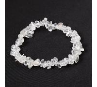 ARMYJY Chakra Healing Bracelet Natural Raw for crystal Stones Chakra | Raw natural crystals, irregular shape, unisex fit, promotes happiness, transparent pure stones