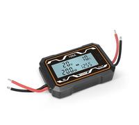 ARMYJY Digital Power Analyzer Meter 0-60V 200A for RC Battery Solar, LCD Watt Voltage Current Monitor with Silicone Wire UK