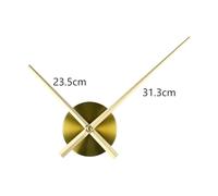 ARMYJY DIY Wall Clock Kit, Large Quartz Movement with 31.3cm Metal Hands for Repair or Replacement, Suitable for Wooden Metal Frameless Clocks