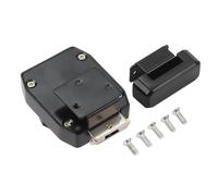 ARMYJY Electric Password Glass Cabinet Lock with Touch Keypad, 4-16 Digit Code, Rechargeable Li-ion Battery, Low Voltage Alert, for Frameless Push-Pull/Sliding Glass Doors (3-12 mm) and Wooden Doors