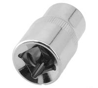 ARMYJY External for torx Socket E10-E24 1/2 Inch Drive Female Star Bit for Ratchet Wrench Auto Repair Heavy Duty for s2 Steel Single Piece(E18)