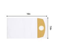 ARMYJY for flex FLE00219 Vacuum Cleaner Bags - 4-Pack Fleece Filter Bags for VC6-487287, Compatible with for flex for vc 6 L MC & for vc 6 L MC 18.0