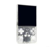 ARMYJY Handheld Retro Game Console, 64-Bit Quad-Core Processor with 4.0 Inch IPS HD Display for 6H Playtime Supports 15000 Classic Games(CLEAR COLOR)