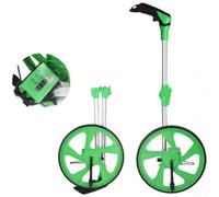 ARMYJY Mechanical Distance Measuring Wheel Foldable Design Metric Units Accurate Road Land Measurement for Builders Farmers(Yellow)