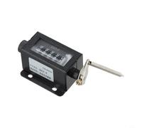ARMYJY Mechanical Tally Counter 5 Digit Manual Pull Type for Industrial Press Printing - Stainless Steel Resettable Hand Clicker 0-99999