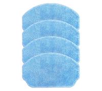 ARMYJY Microfiber Mop Cloths for Nedis WIFIVCR001CBK Robot Vacuum Cleaner - 4-Pack or 10-Pack Replacement Accessory, Sturdy & Washable