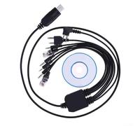 ARMYJY Multi-Interface Radio Cable for Kenwood K-Head Jack | Compatible with for kenwood K-jack, works for baofeng, Retevis, TYT, Tidradio, Wouxun, no brand restrictions