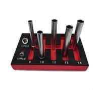 ARMYJY Ratchet Tool Kit 120mm 3/8 Inch Socket Head Wrench Hex Spanner Set Mechanic Tool Kit for Garage 8-14mm(12 Points)