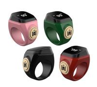 ARMYJY Rechargeable for smart Tasbih Counter for ring with 99999 Count, ABS Electronic Dhikr Finger Tally for Prayer, USB Charging, 3