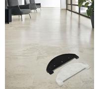 ARMYJY Replacement Mop Bracket and Microfiber Mop Pads Kit for MR1 Robot Vacuum Cleaner - Plastic Mounting Bracket + Cleaning Rag