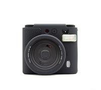 ARMYJY Silicone Case for Fujifilm for instax for mini 99 Soft Shockproof Cover - Protective Skin with Full Port for Access for Travel Photography - Black Green Orange Blue White(Black)
