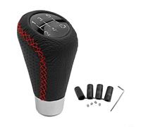 ARMYJY Sleek PU Leather 5 Speed Gear Shift Lever Knob Improve Your Vehicle's Interior Style and Functionality