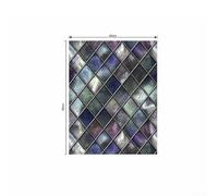 ARMYJY Stained Glass Mosaic Design, Non Static Cling Film, Privacy PVC Film