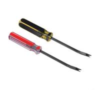 ARMYJY Staple Remover Robust Nail Puller Rust Resistant Alloy Steel for Removing Staples from Frames Carpets Floors Easy Grip Handle(Yellow and Red)