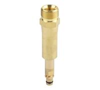 ARMYJY Threaded High Pressure Washer Rotary Connector for Karcher for k1 K2 K3, Brass Quick Change Adapter for Dynamic Cleaning, Yellow 10.8cm