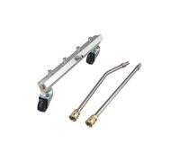 ARMYJY Undercarriage Cleaner for Pressure Washer 1500-4000 PSI with 4 Nozzles and Wheels, Under Car Wash Wand for Trucks SUVs Trailers, Aluminium Alloy Cleaning Tool Kit