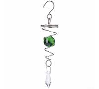 ARMYJY Vibrant Colors and Materials, Crystal Ball Winds Chime Garden Decoration (green)