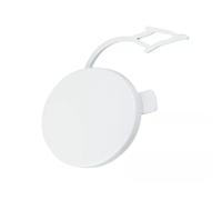 ARMYJY White Front Bumper Tow Hook Cover Cap for Golf 7 VII 2014-2017, ABS Replacement Trailer Eye 5G0807241