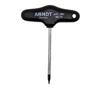 ARNDT Germany Torx T6 T-Handle Screwdriver | Chrome Vanadium Steel Shaft | Ergonomic Grip T Bar Handle Star Hex | Holding Function | Professional Star Screwdriver for Repair & DIY