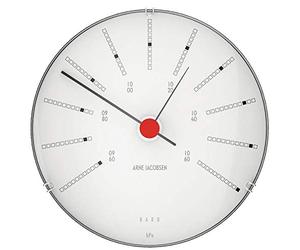 Arne Jacobsen Bankers Original Design Creative Details Barometer Diameter 12 cm White