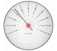 Arne Jacobsen Bankers Wall Clock, Plastic, White, 12 cm