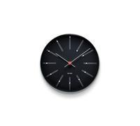 Arne Jacobsen Clocks AJ Bankers clock black Ø 21 cm