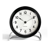 Arne Jacobsen Clocks AJ Station table clock black