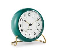 Arne Jacobsen Clocks AJ Station table clock green green