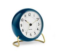 Arne Jacobsen Clocks AJ Station table clock petrol blue petrol blue