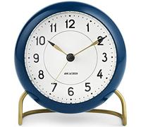 Arne Jacobsen - Station Alarm Clock, Blue - Blue