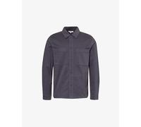 Arne Mens Vy Garment Dyed Stretch-cotton Overshirt S