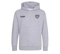 Arne Slot Logo Kids Hoodie - Gray / 12-13 years