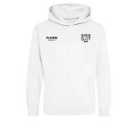 Arne Slot Logo Kids Hoodie - White / 2-3 years