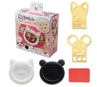 Arnest My Form Rice Press Mold 2pcs (Cat, Panda) & Food Press Cutter for Decoration (76924)