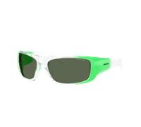 Arnette Man Sunglass AN4182 Hot Shot - Frame color: Crystal Gradient Green, Lens color: Dark Green