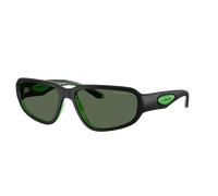 Arnette Man Sunglass Goodle - Frame color: Black/Green, Lens color: Dark Green