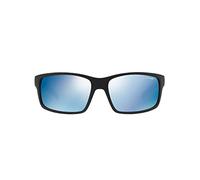 Arnette Men's 0AN4202 226855 62 Sunglasses, Fuzzy Black/Blueemirrorbluee
