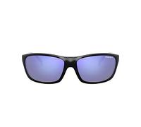 Arnette Men's El Carmen Sunglasses, Negro/Polarized Gris Oscuro Espejo Agua, 63