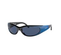Arnette Unisex Sunglass Catfish - Frame color: Black Gradiant Metal Blue, Lens color: Dark Blue
